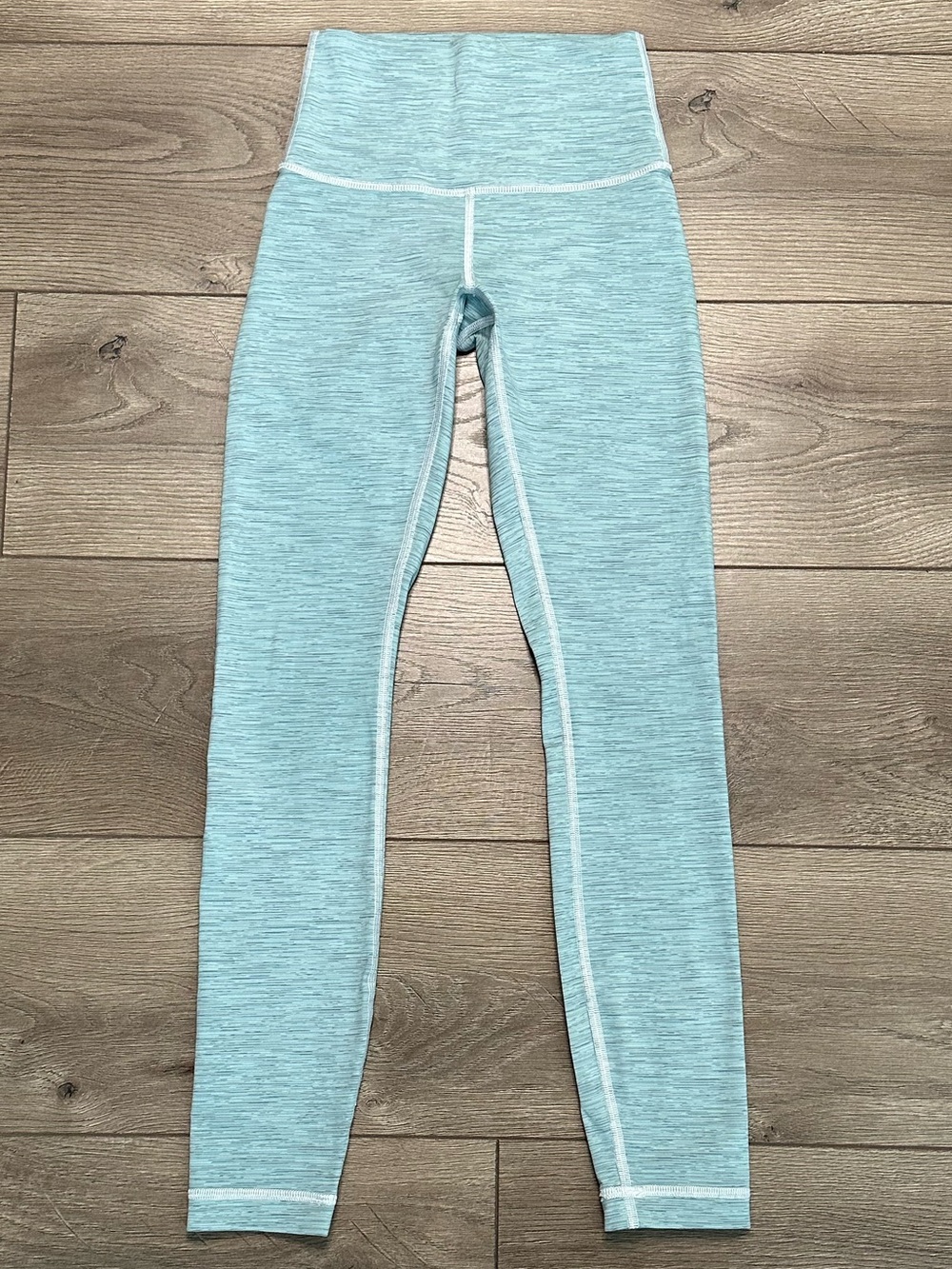Lululemon Wunder Under High Rise 25" Leggings We Are From Space Sheer Blue 2